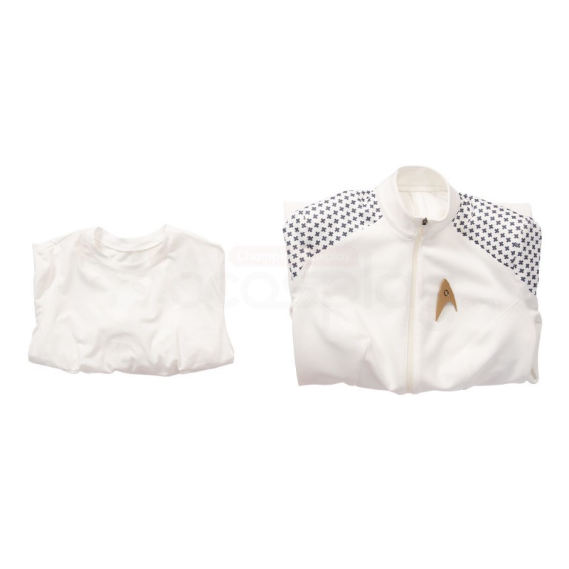 Star Trek Strange New Worlds Sick Crew Number One Cosplay Costumes White Suit