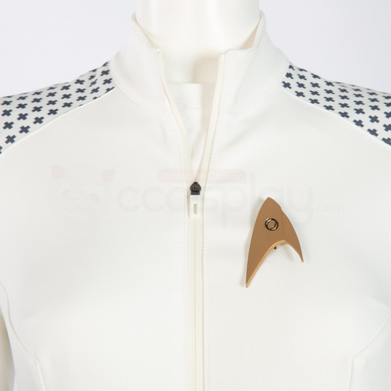 Star Trek Strange New Worlds Sick Crew Number One Cosplay Costumes White Suit