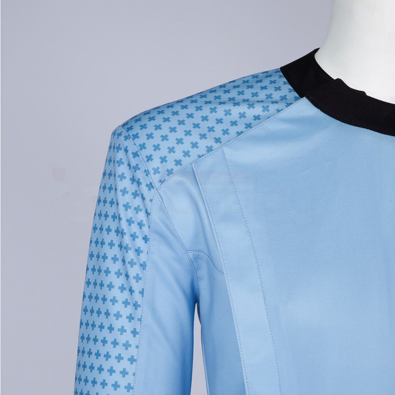 Star Trek Uniform Costume Strange New Worlds Cosplay Blue Shirt
