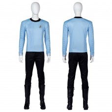 Star Trek Uniform Costume Strange New Worlds Cosplay Blue Shirt