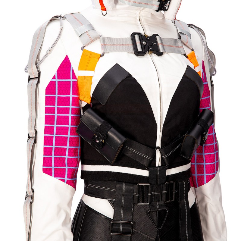 Spider Gwen Stacy Cosplay Costume Spiderman Across the Spider-Verse Women Suit Top Level