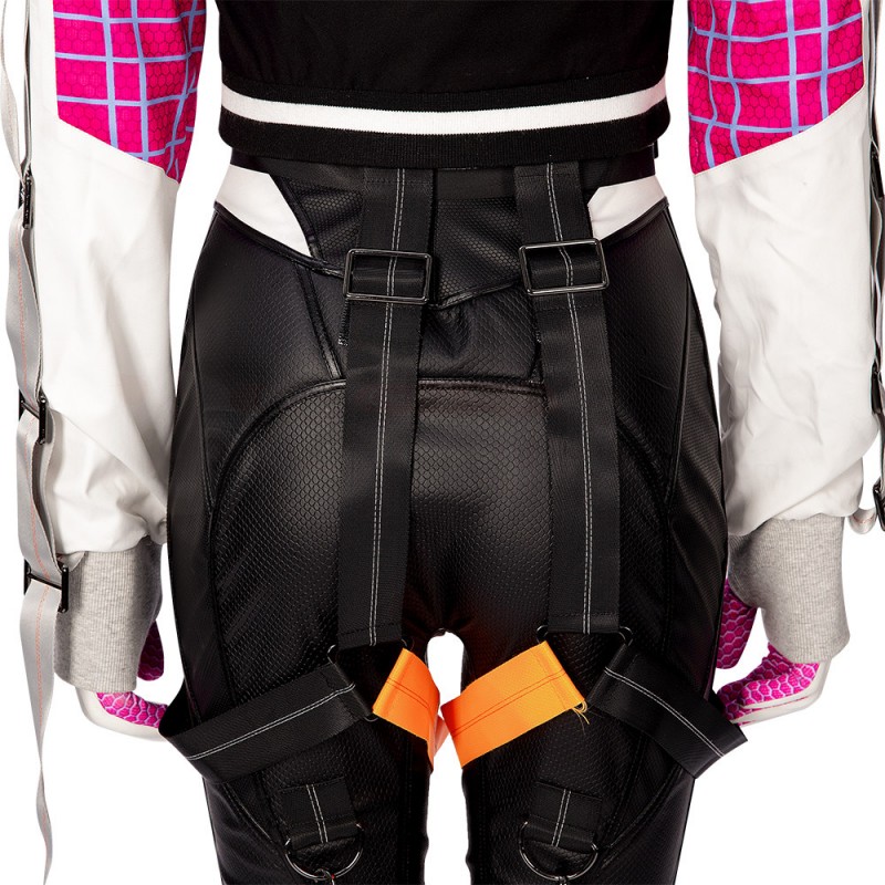 Spider Gwen Stacy Cosplay Costume Spiderman Across the Spider-Verse Women Suit Top Level