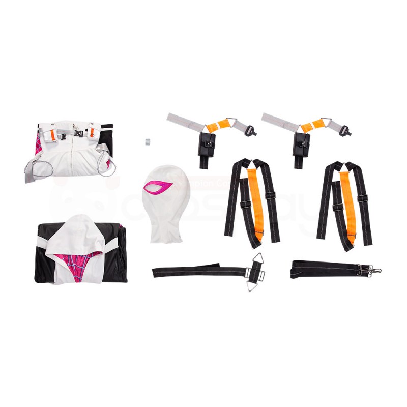 Spider Gwen Stacy Cosplay Costume Spiderman Across the Spider-Verse Women Suit Top Level