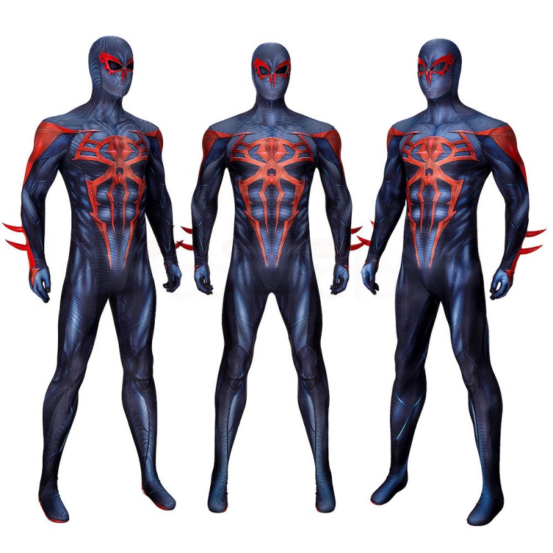 Comic Spiderman 2099 V2 Cosplay Costume Spiderman Halloween Jumpsuit