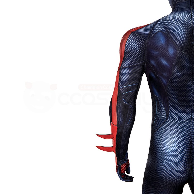 Comic Spiderman 2099 V2 Cosplay Costume Spiderman Halloween Jumpsuit