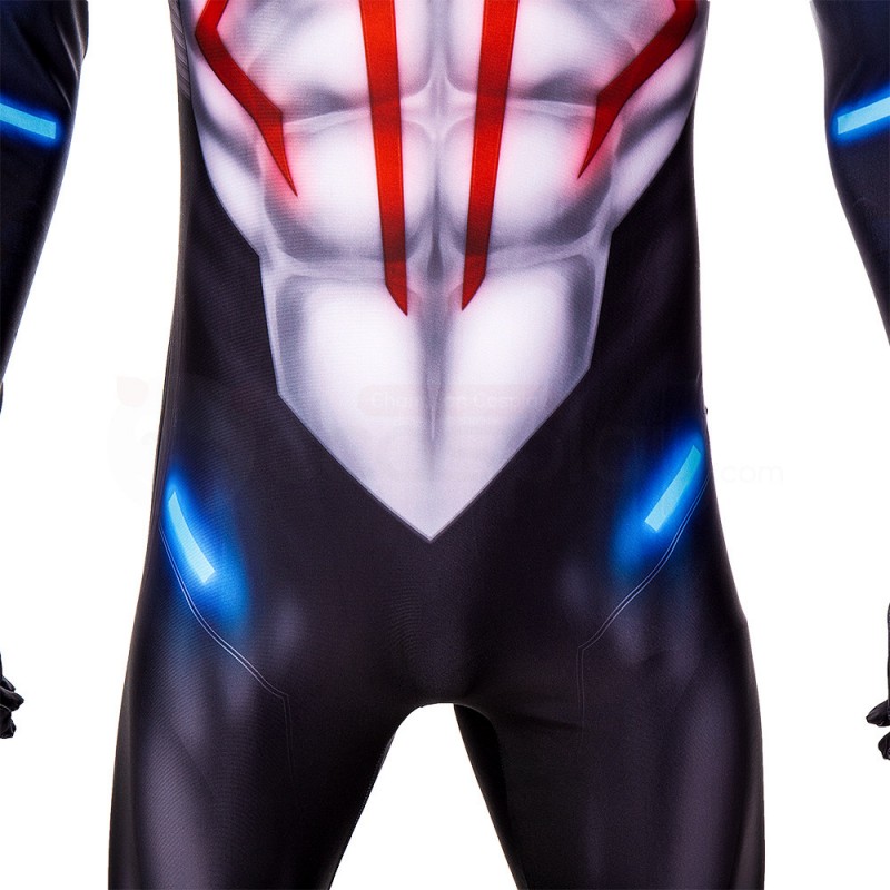 Comic Spiderman 2099 V2 Cosplay Costume Spiderman Halloween Jumpsuit