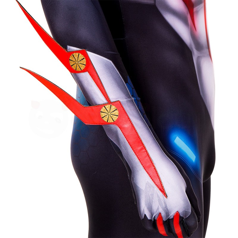 Comic Spiderman 2099 V2 Cosplay Costume Spiderman Halloween Jumpsuit