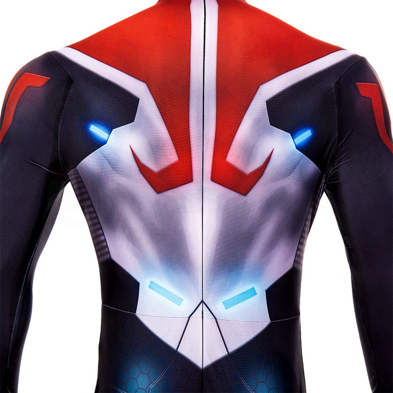 Comic Spiderman 2099 V2 Cosplay Costume Spiderman Halloween Jumpsuit