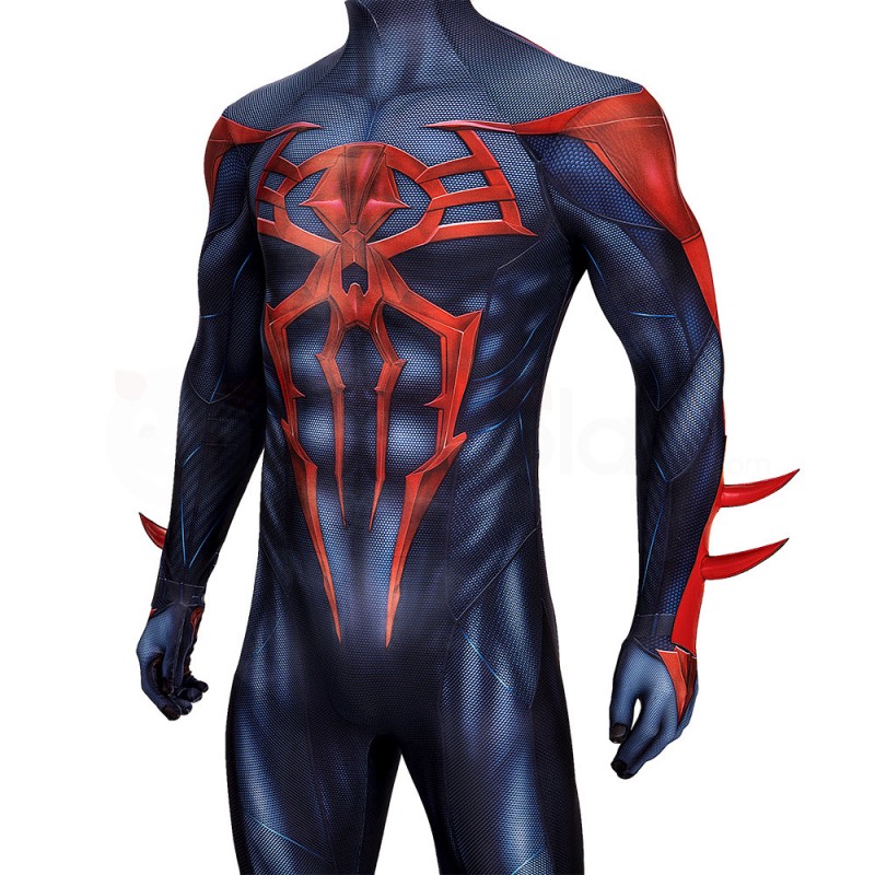 Comic Spiderman 2099 V2 Cosplay Costume Spiderman Halloween Jumpsuit