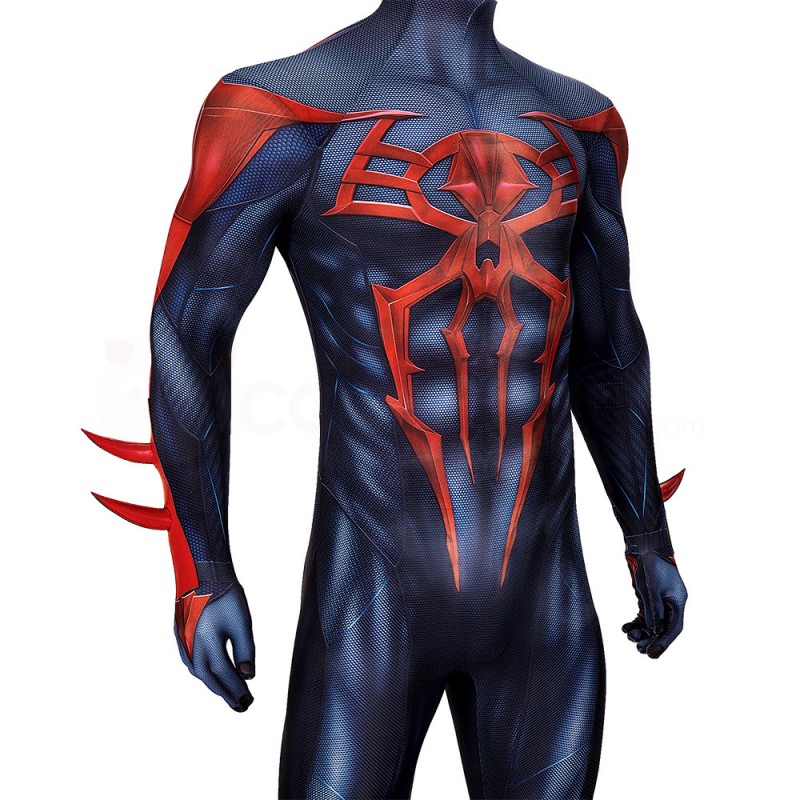 Comic Spiderman 2099 V2 Cosplay Costume Spiderman Halloween Jumpsuit