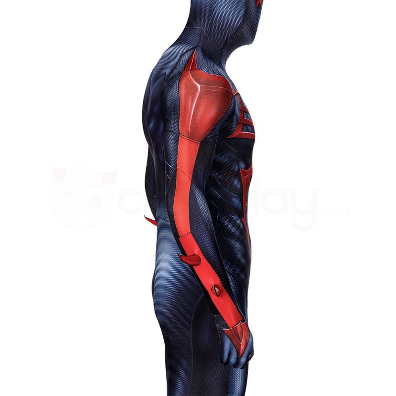 Comic Spiderman 2099 V2 Cosplay Costume Spiderman Halloween Jumpsuit