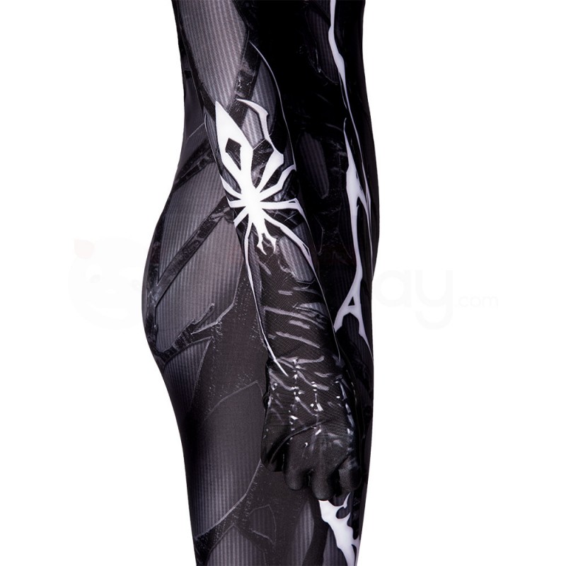 Lady Venom Black Jumpsuit Queen of Dark Spider Women Cosplay Costume