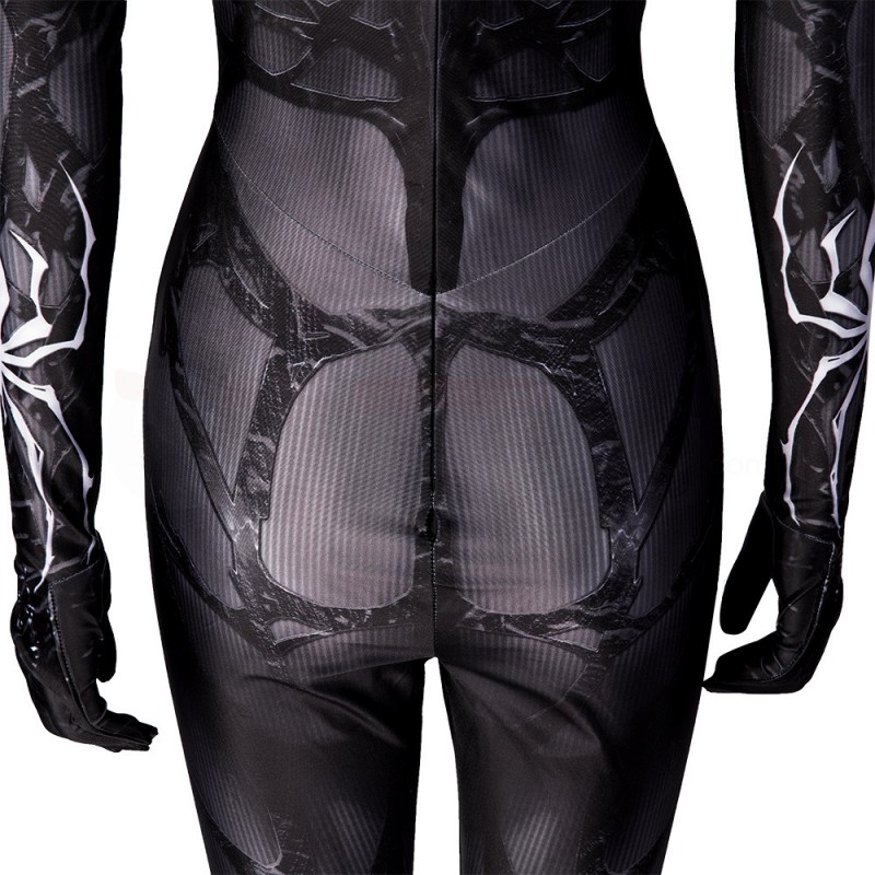 Lady Venom Black Jumpsuit Queen of Dark Spider Women Cosplay Costume