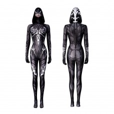 Lady Venom Black Jumpsuit Queen of Dark Spider Women Cosplay Costume