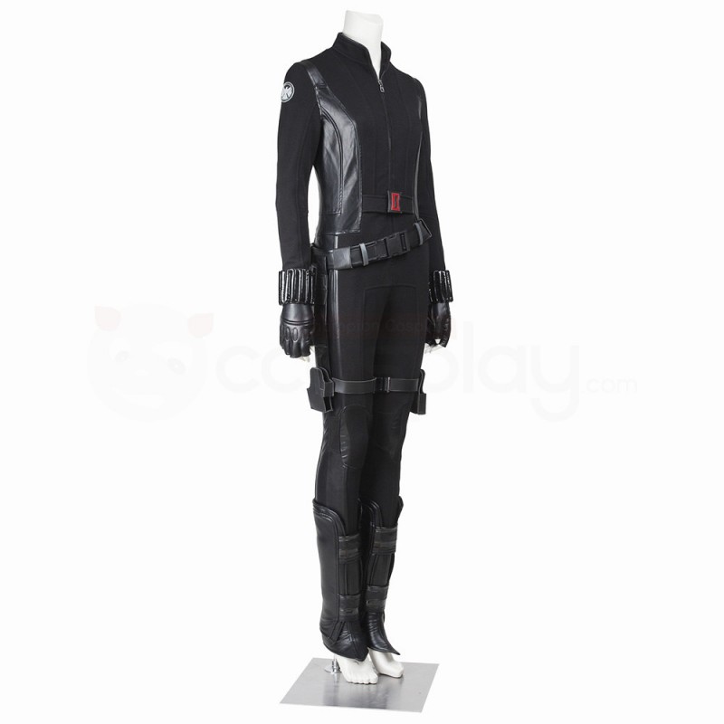 Black Widow Natasha Romanoff Cosplay Costume Captain America 2 The Winter Soldier Suit