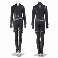Black Widow Natasha Romanoff Cosplay Costume Captain America 2 The Winter Soldier Suit