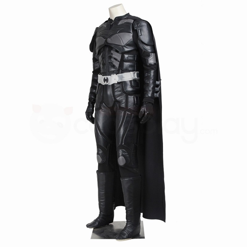 Bruce Wayne Cosplay Costume Knight Robert Pattinson Black Suit