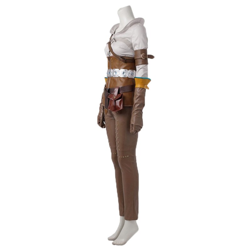 Witcher 3 Wild Hunt Cirilla Cosplay Costume Outfit