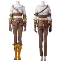 Witcher 3 Wild Hunt Cirilla Cosplay Costume Outfit