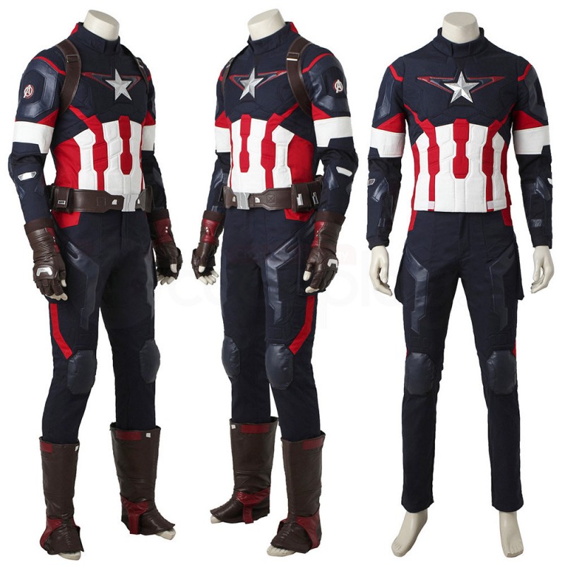Captain America Cosplay Costumes Avengers Age of Ultron Steve Rogers Suit