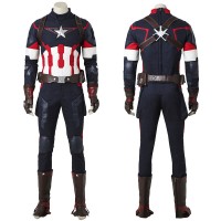 Captain America Cosplay Costumes Avengers Age of Ultron Steve Rogers Suit