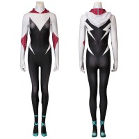 Spider-Gwen Jumpsuit Spider-Man Into the Spider-Verse Cosplay Costume