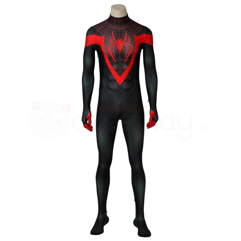 Ultimate Spider-Man Cosplay Costume Miles Morales Jumpsuit