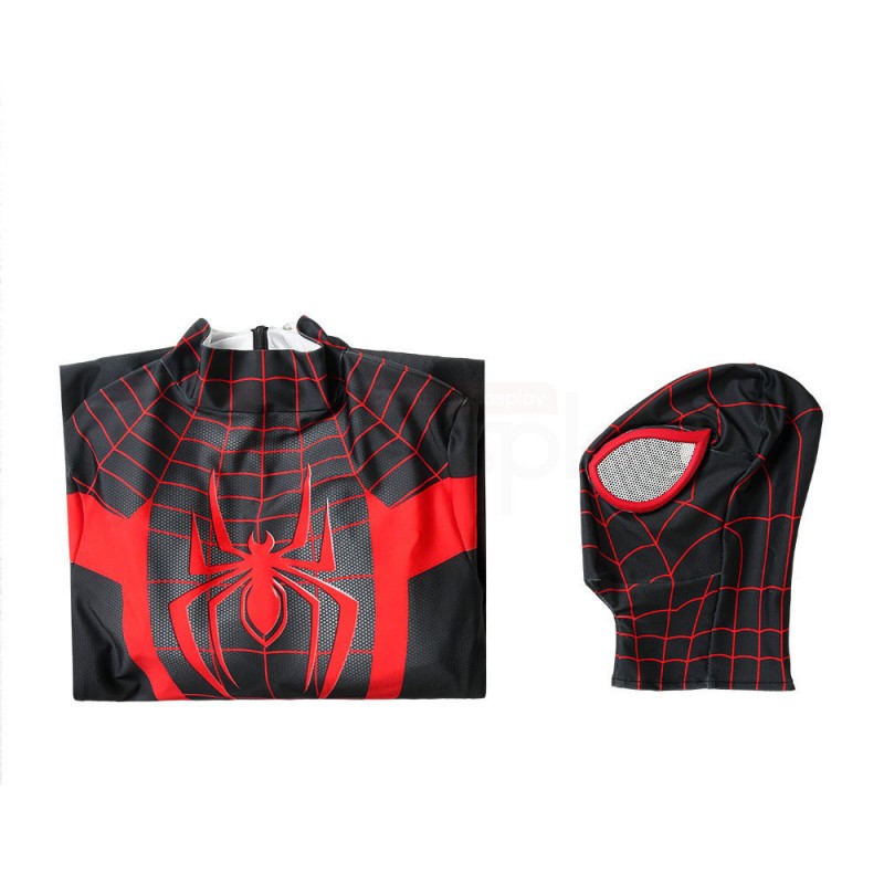 Ultimate Spider-Man Cosplay Costume Miles Morales Jumpsuit