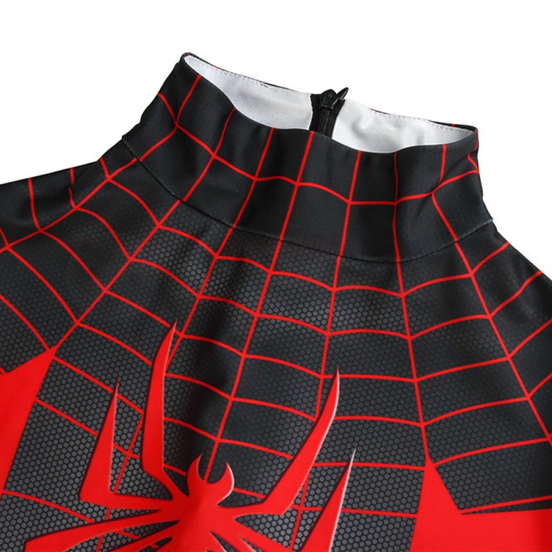 Ultimate Spider-Man Cosplay Costume Miles Morales Jumpsuit