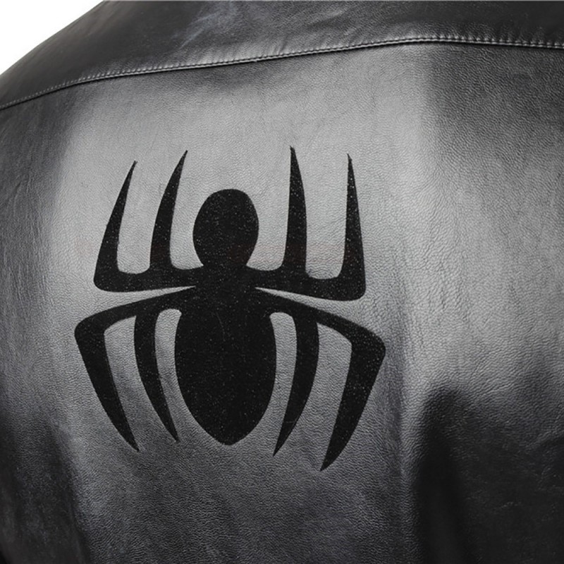 Spiderman Into the Spider-Verse Noir Cosplay Costume Spider-Man Suit