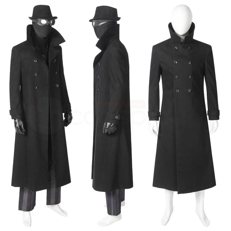 Spiderman Into the Spider-Verse Noir Cosplay Costume Spider-Man Suit