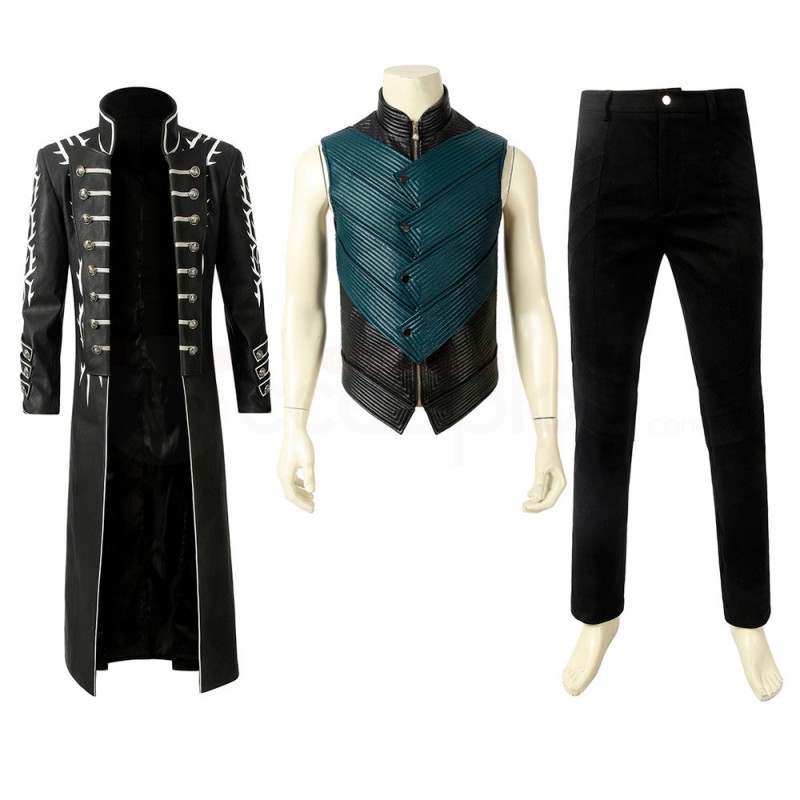Vergil Cosplay Costume DMC V Halloween Suit