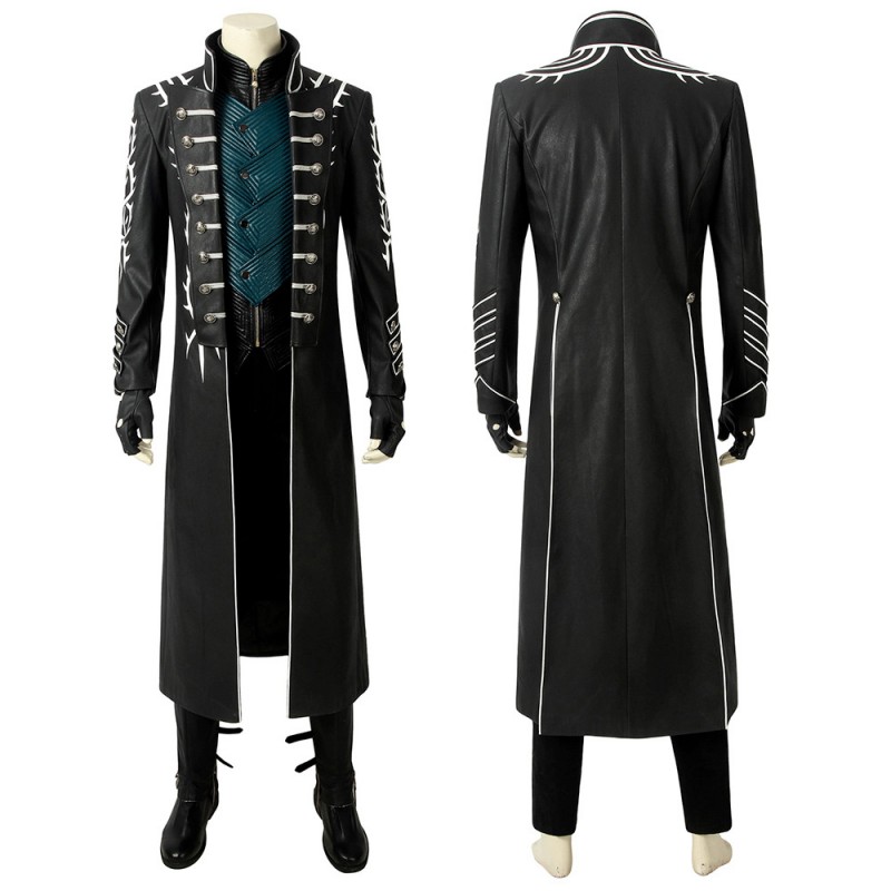 Vergil Cosplay Costume DMC V Halloween Suit