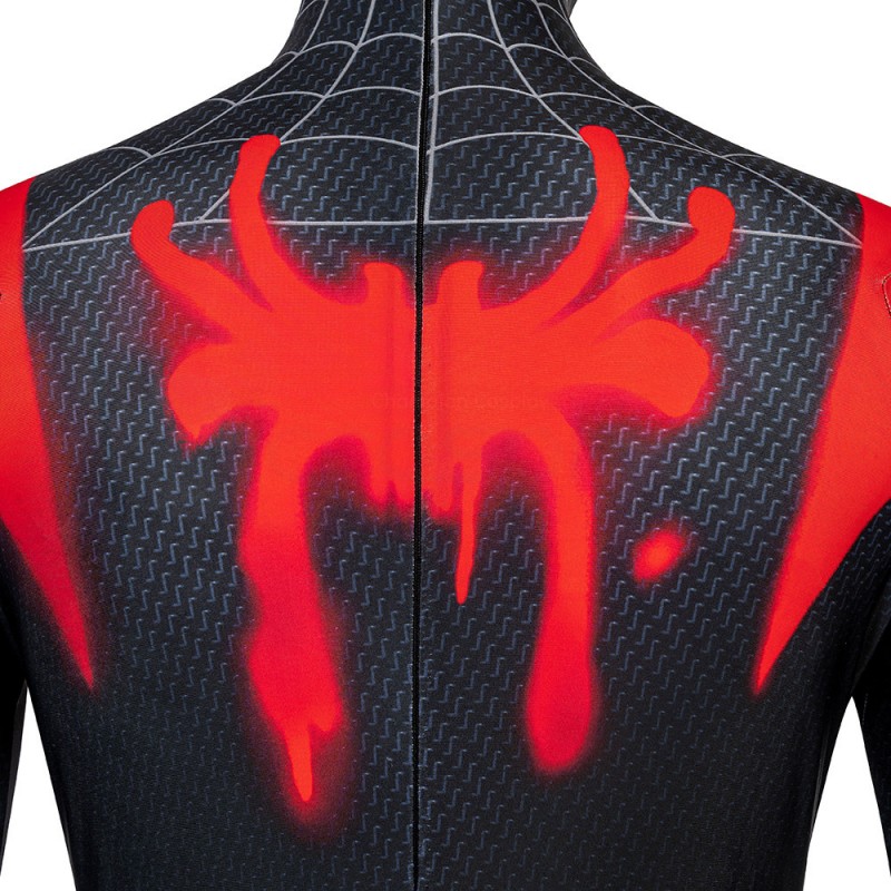 Spider-Man Into the Spider-Verse Cosplay Costume Miles Morales Jumpsuit