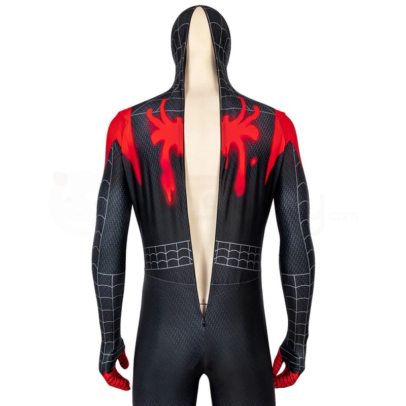 Spider-Man Into the Spider-Verse Cosplay Costume Miles Morales Jumpsuit