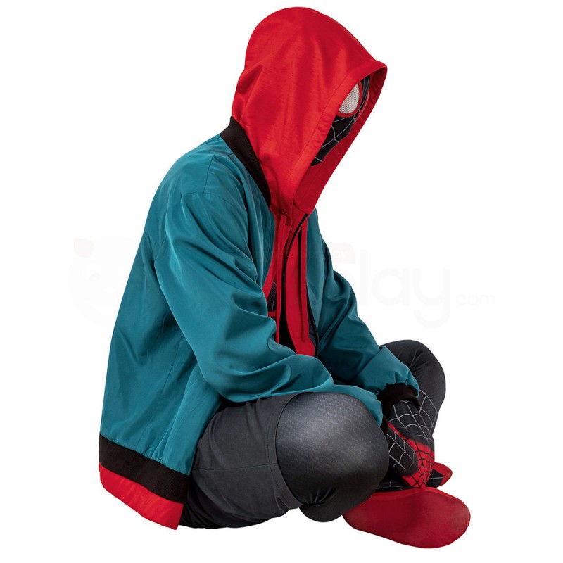 Spider-Man Into the Spider-Verse Cosplay Costume Miles Morales Jumpsuit