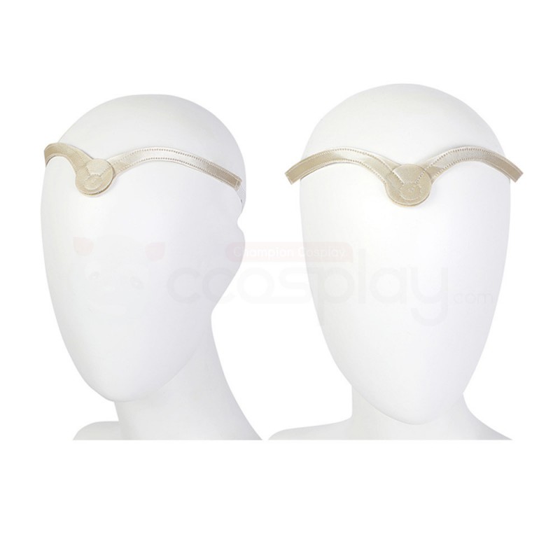 Eternals Thena Cosplay Costume White Uniform Suit