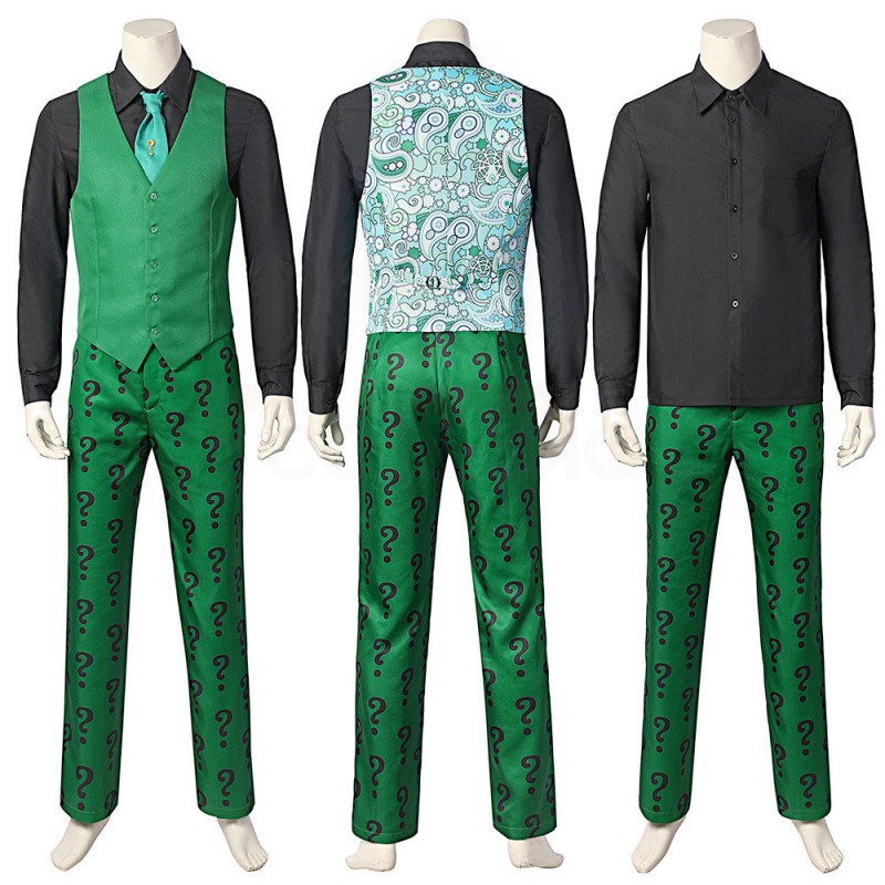 Bruce Quizzers Green Costume Edward Nashton Cosplay Suit
