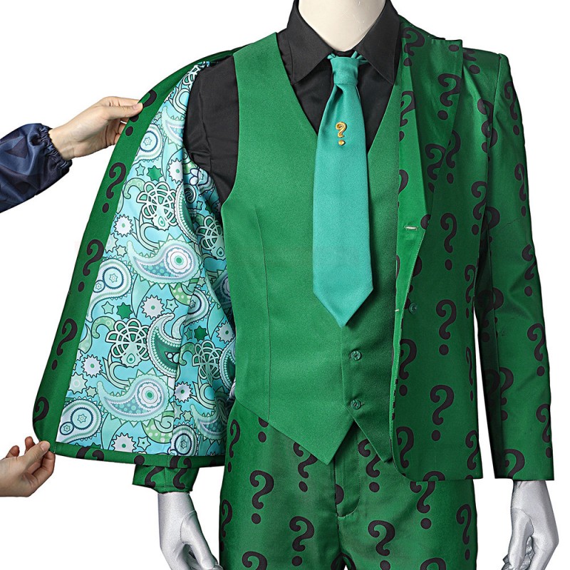 Bruce Quizzers Green Costume Edward Nashton Cosplay Suit