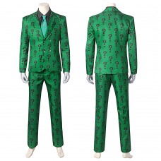 Bruce Quizzers Green Costume Edward Nashton Cosplay Suit