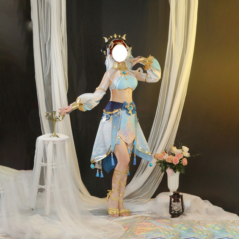 Nilou Cosplay Costume Game Genshin Impact Halloween Suit