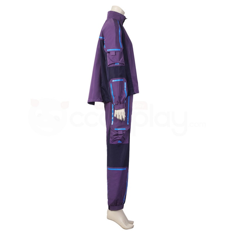 2022 New Black Panther Wakanda Forever Cosplay Costume Shuri Purple Suit
