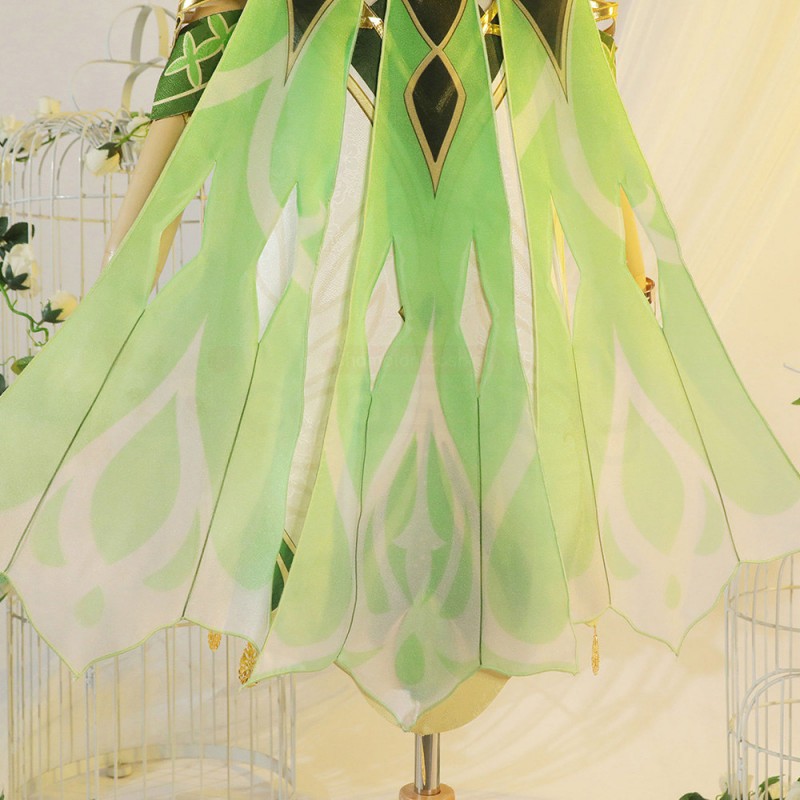 Genshin Impact Nahida Cosplay Costume Lesser Lord Dress