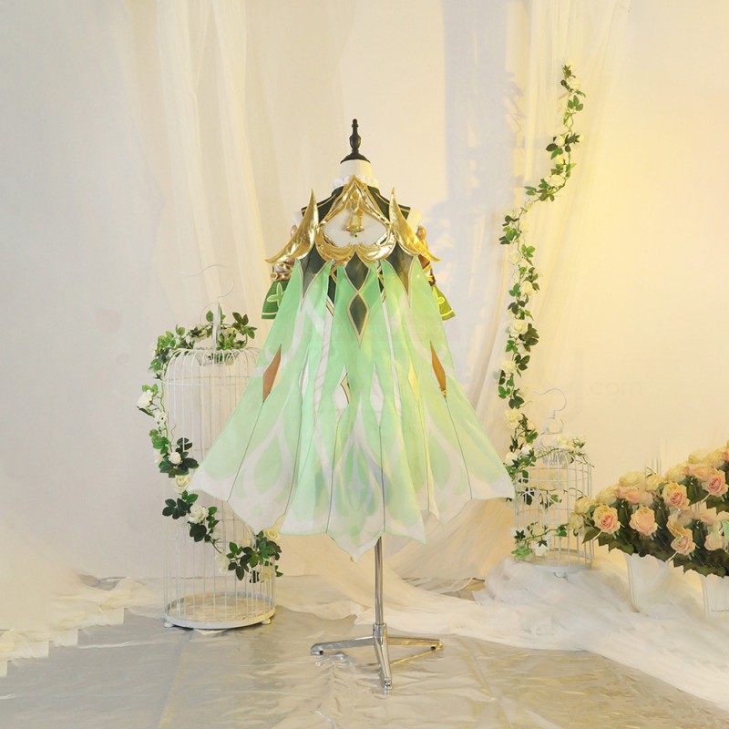 Genshin Impact Nahida Cosplay Costume Lesser Lord Dress