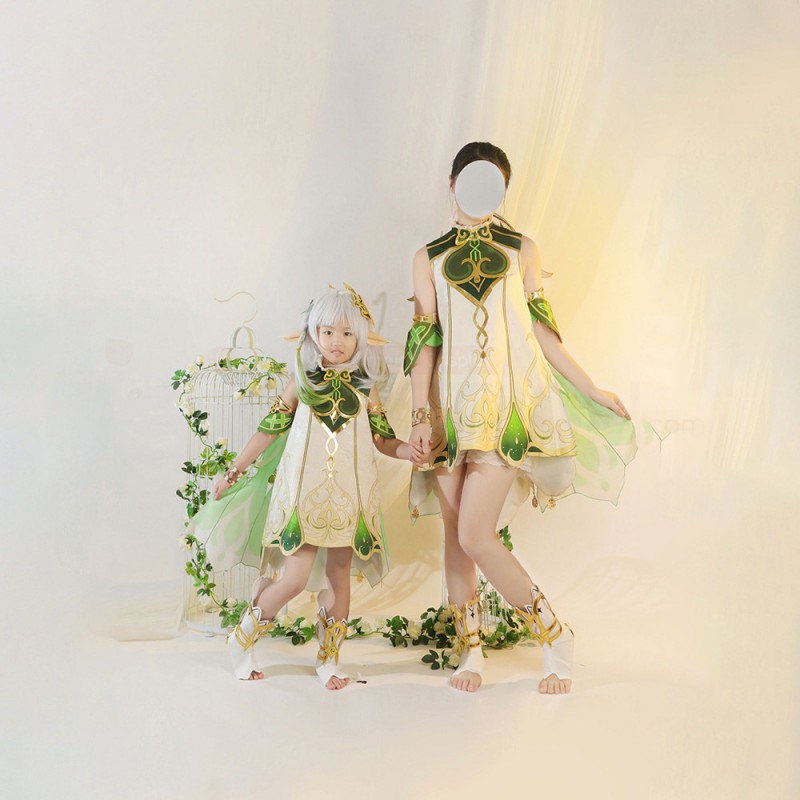 Genshin Impact Nahida Cosplay Costume Lesser Lord Dress
