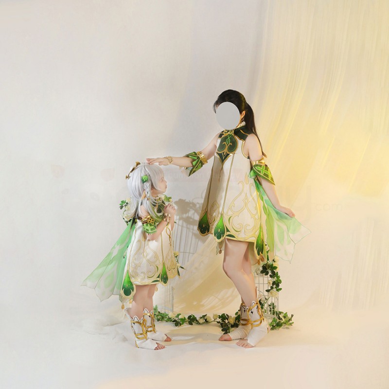Genshin Impact Nahida Cosplay Costume Lesser Lord Dress