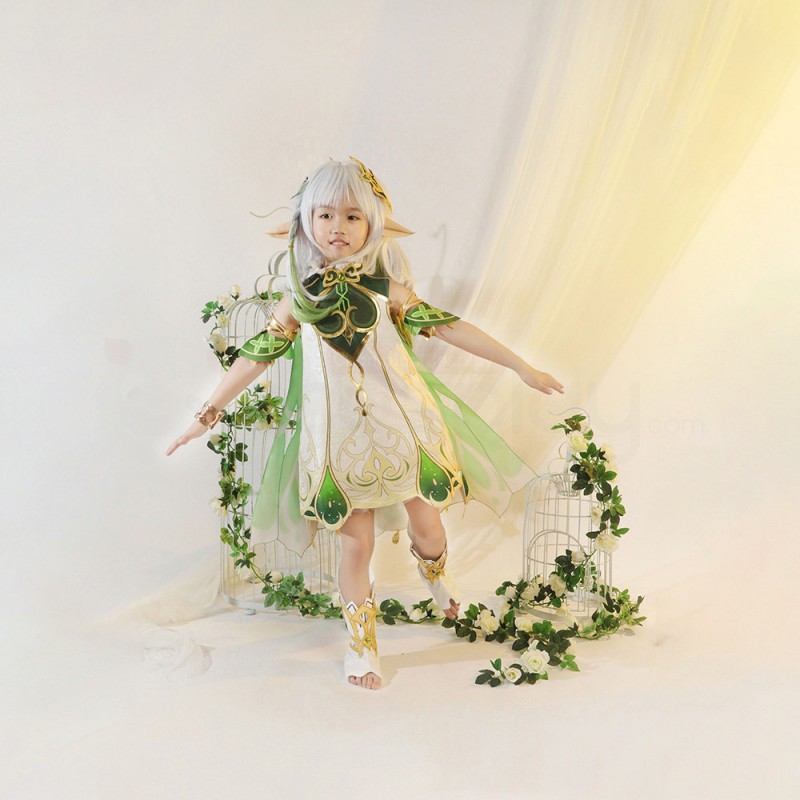 Genshin Impact Nahida Cosplay Costume Lesser Lord Dress