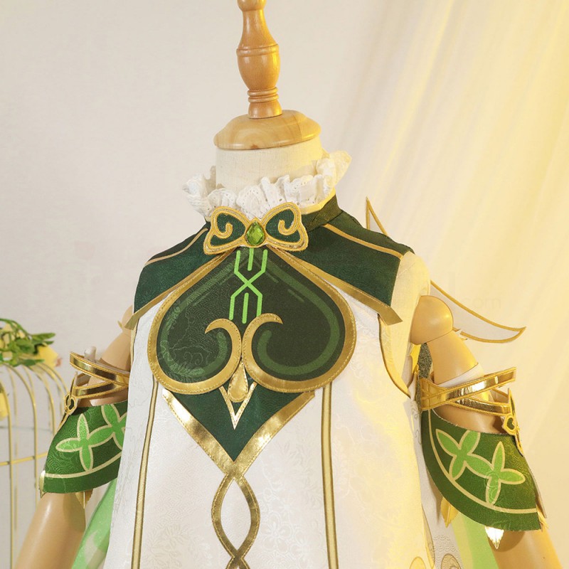Genshin Impact Nahida Cosplay Costume Lesser Lord Dress