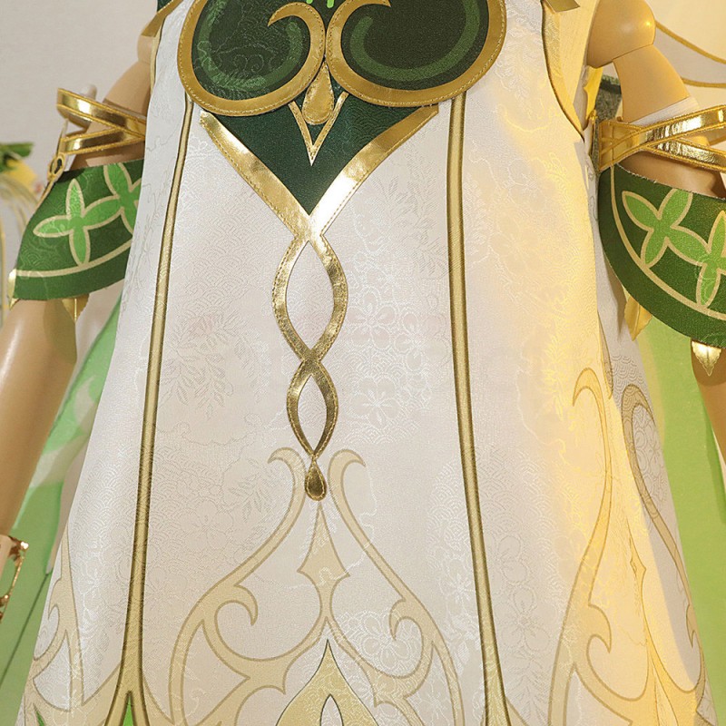 Genshin Impact Nahida Cosplay Costume Lesser Lord Dress
