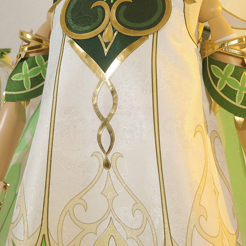 Genshin Impact Nahida Cosplay Costume Lesser Lord Dress